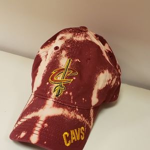 Cavaliers hat distressed custom made cavs